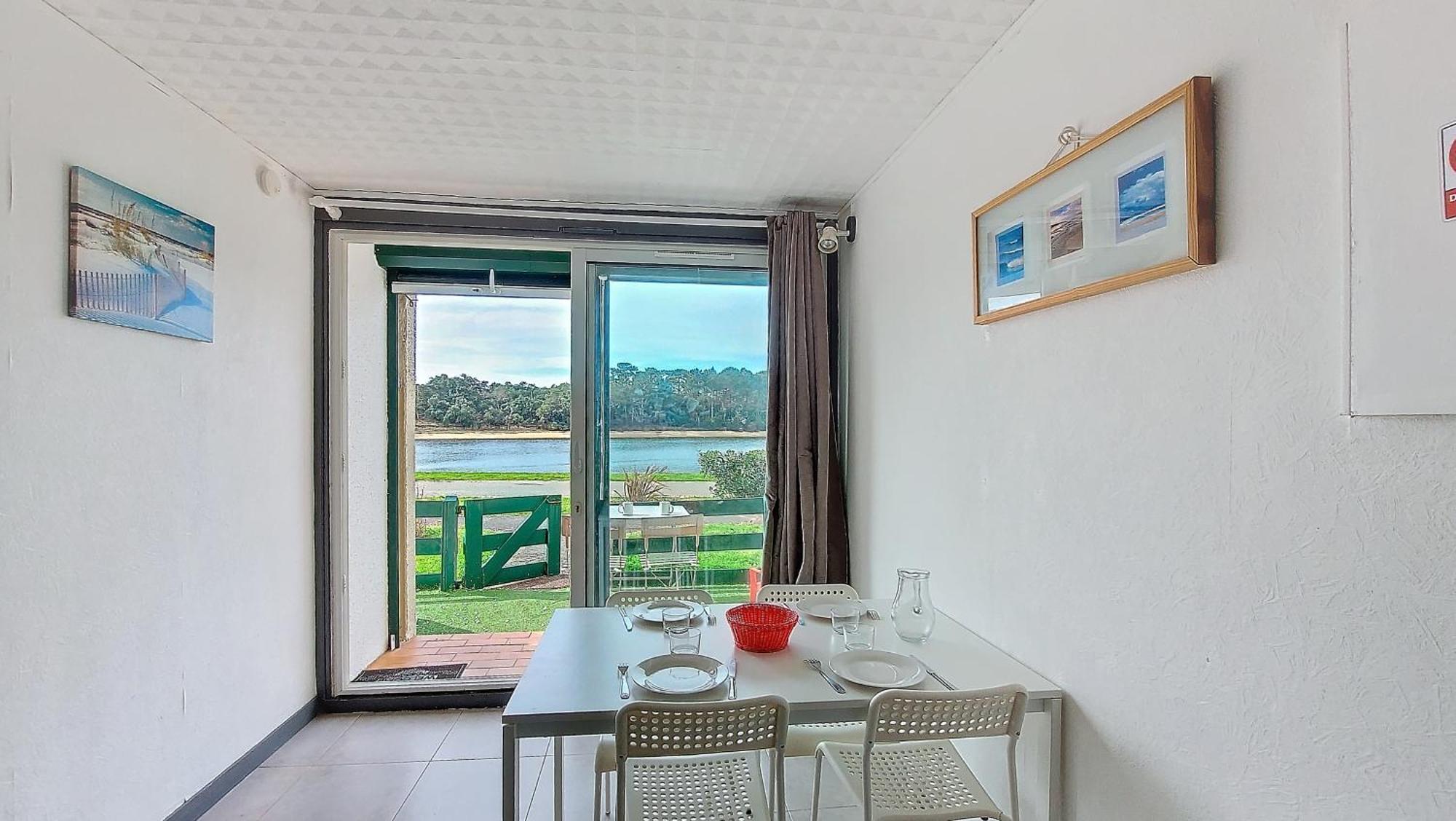 S- Lac 02-Soustons Appartement 4 Personnes Au Bord Du Lac Marin ヴュー・ブコー・レ・バン エクステリア 写真